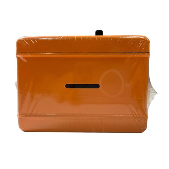 Grin Studios Combination Safe Bank for Kids – Orange Toy Coin Bank with Lock - Picture 6 of 7